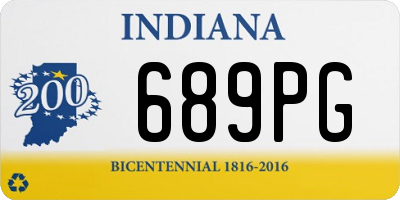 IN license plate 689PG