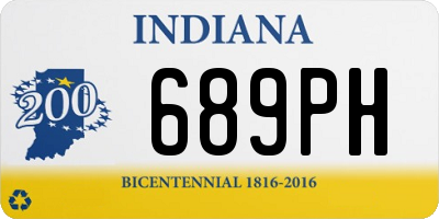 IN license plate 689PH