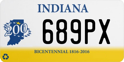 IN license plate 689PX