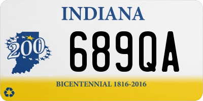 IN license plate 689QA