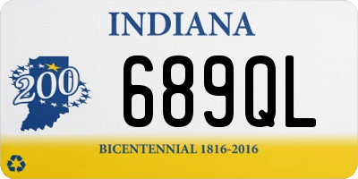 IN license plate 689QL