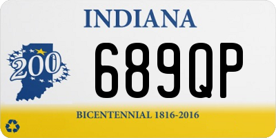 IN license plate 689QP