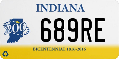 IN license plate 689RE