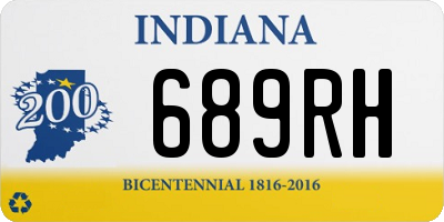 IN license plate 689RH