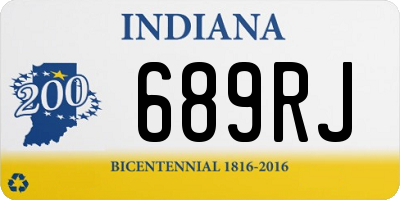 IN license plate 689RJ