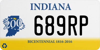 IN license plate 689RP