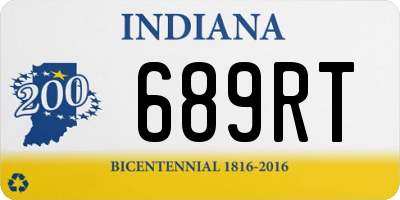 IN license plate 689RT