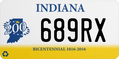 IN license plate 689RX