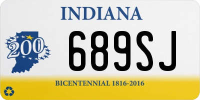 IN license plate 689SJ