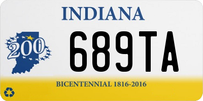 IN license plate 689TA