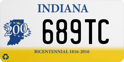 IN license plate 689TC