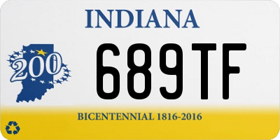 IN license plate 689TF