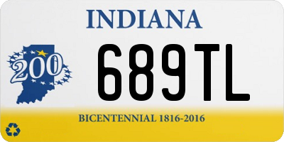 IN license plate 689TL