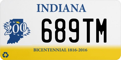 IN license plate 689TM