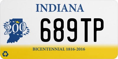 IN license plate 689TP