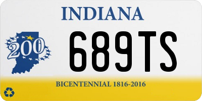 IN license plate 689TS