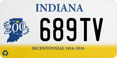 IN license plate 689TV