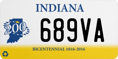 IN license plate 689VA