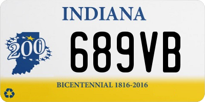IN license plate 689VB