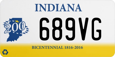 IN license plate 689VG