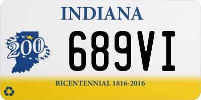 IN license plate 689VI