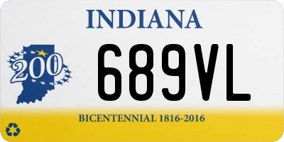 IN license plate 689VL