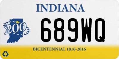 IN license plate 689WQ