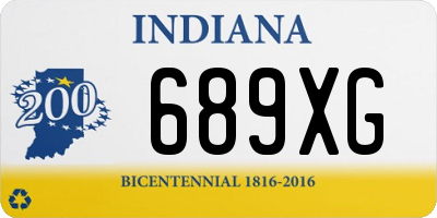 IN license plate 689XG