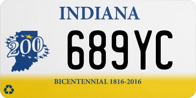 IN license plate 689YC