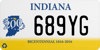 IN license plate 689YG