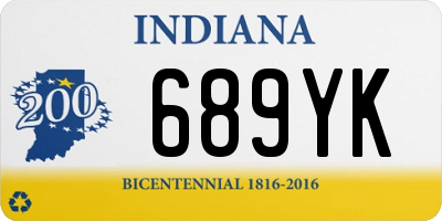 IN license plate 689YK