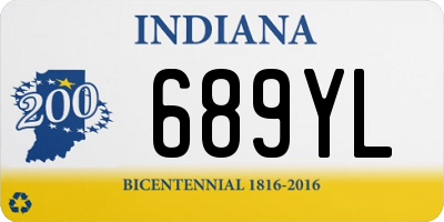 IN license plate 689YL