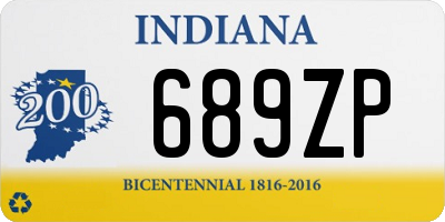 IN license plate 689ZP