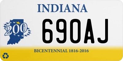 IN license plate 690AJ