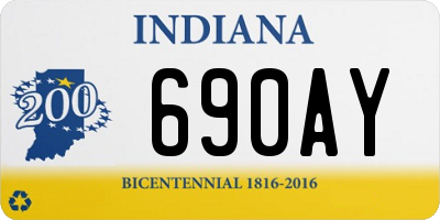 IN license plate 690AY