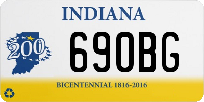 IN license plate 690BG