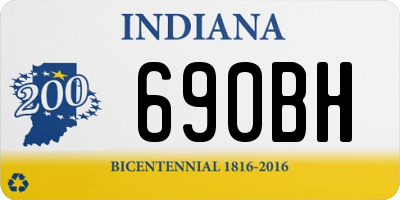 IN license plate 690BH