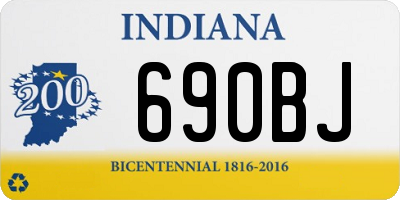 IN license plate 690BJ