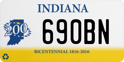 IN license plate 690BN