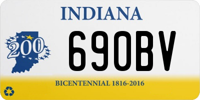 IN license plate 690BV