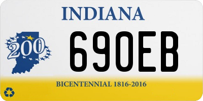 IN license plate 690EB