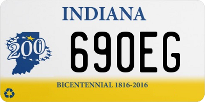 IN license plate 690EG