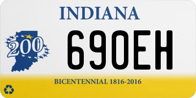 IN license plate 690EH