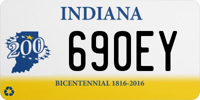 IN license plate 690EY