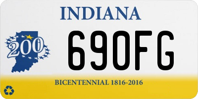 IN license plate 690FG