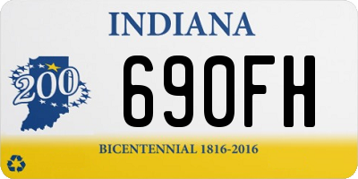 IN license plate 690FH