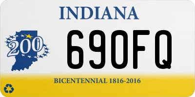 IN license plate 690FQ