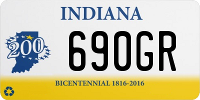 IN license plate 690GR