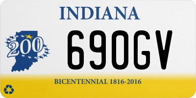 IN license plate 690GV