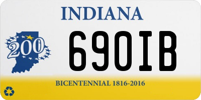 IN license plate 690IB